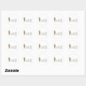 Sticker Rond BécherHolding013110 (Feuille)