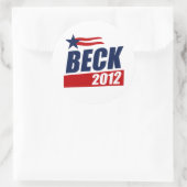Sticker Rond Beck 2012 (Sac)