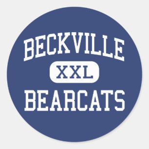 Sticker Rond Beckville - Bearcats - High - Beckville Texas