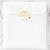 Sticker Rond Bee Gender Reveal • What Will Baby Bee (Sac)