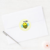 Sticker Rond Bee Happy 1 (Enveloppe)
