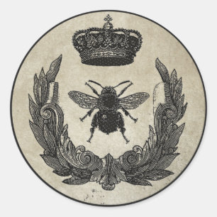 Sticker Rond Bee impériale