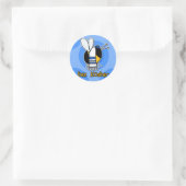 Sticker Rond bee kosher (Sac)