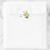 Sticker Rond Bee Mine Bumblebee Jaune Noir (Sac)