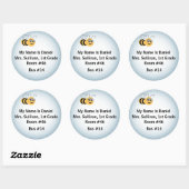 Sticker Rond Bee Nametag (Feuille)