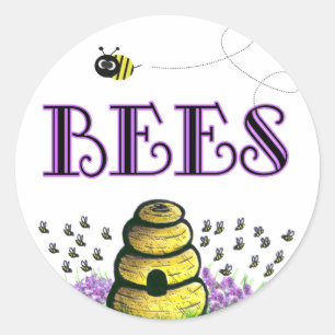 Sticker Rond BEEEEEs