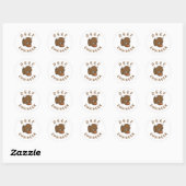 Sticker Rond Beef engineer (Feuille)