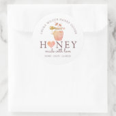Sticker Rond Beekeeper Apiary Honey  (Sac)