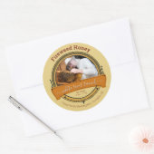 Sticker Rond Beekeeper Photo Light Amber Honey Produit (Enveloppe)