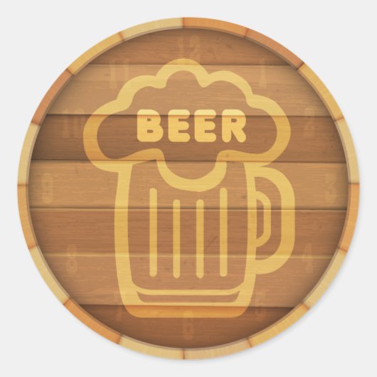 Sticker Rond Beer Key (Devant)