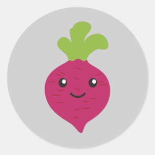 Sticker Rond Beète Cute Kawaii