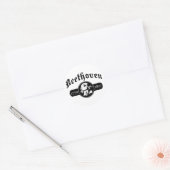 Sticker Rond Beethoven (Enveloppe)