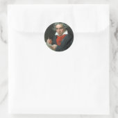 Sticker Rond Beethoven Cadeaux Objets de collection Tee - shirt (Sac)