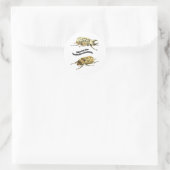 Sticker Rond Beetle d'Hercules de l'Est (Sac)