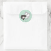 Sticker Rond Beetlejus | Chibi Lydia Ghost Photography (Sac)