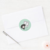 Sticker Rond Beetlejus | Chibi Lydia Ghost Photography (Enveloppe)