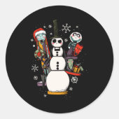Sticker Rond Before Christmas Nutcracker Trio (Devant)