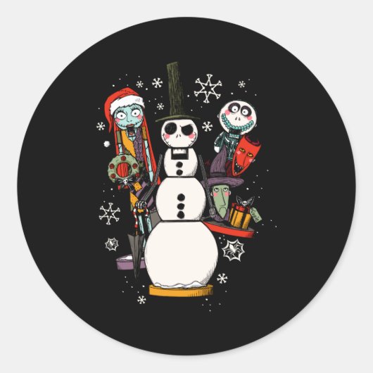 Sticker Rond Before Christmas Nutcracker Trio (Devant)