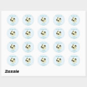 Sticker Rond Begin Puppy (Feuille)