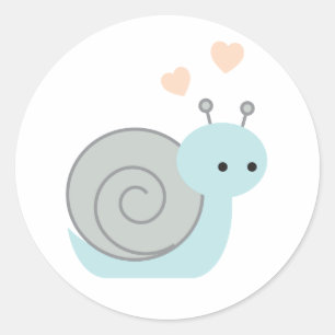 Sticker Rond Bel escargot