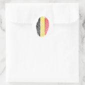 Sticker Rond Belge (Sac)