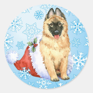Sticker Rond Belge heureux Tervuren de Howlidays