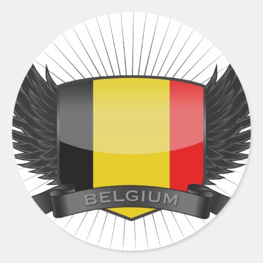 STICKER ROND BELGIQUE (Devant)