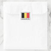 Sticker Rond Belgique (Sac)