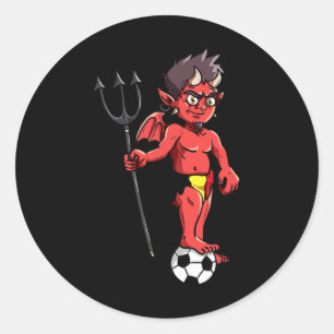 Sticker Rond Belgique Football Red Devils De Rode Duivels