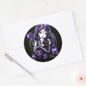 Sticker rond "Belladonna" (Enveloppe)