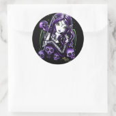 Sticker rond "Belladonna" (Sac)
