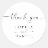 Sticker Rond Belle Affiche de bienvenue Mariage Boho (Devant)