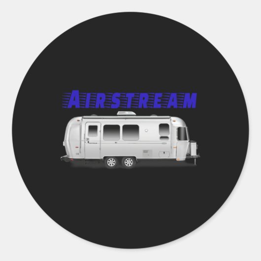 Sticker Rond Belle Airstream (Devant)