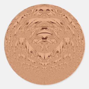 Sticker Rond Belle belle Africaine motif vectoriel tête Lion