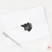 Sticker Rond Belle ceinture de galloway Steer (Enveloppe)