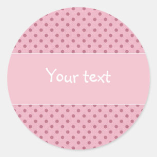 Sticker Rond Belle conception de pois