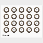 Sticker Rond Belle Donut (Feuille)