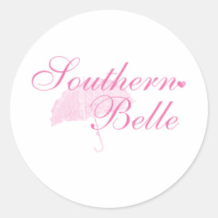 Sticker Rond Belle du sud