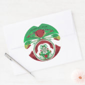 Sticker Rond Belle Ethiopie Belle Hakuna Matata J'aime Hea (Enveloppe)