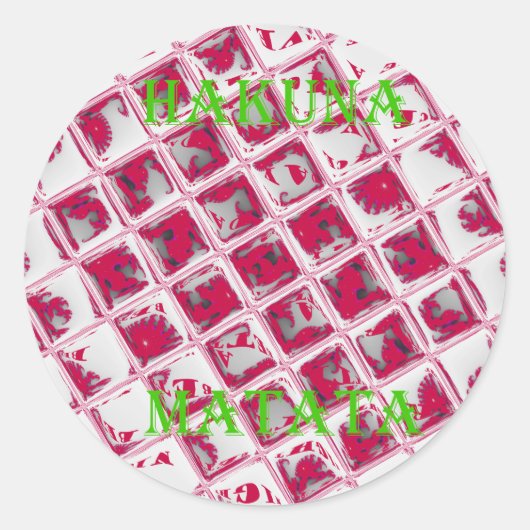 Sticker Rond Belle image Extraordinaire rouge stylish miroir (Devant)