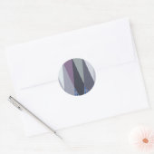 Sticker Rond Belle impression Extraordinaire Chevron Design Art (Enveloppe)