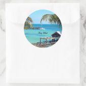 Sticker Rond Belle Key West (Sac)
