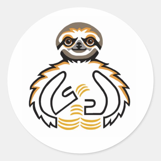Sticker Rond Belle LONGUEUR - Nature - Écologie - Faune (Devant)
