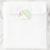 Sticker Rond Belle Mariée - Enveloppe Phoques (Sac)
