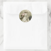 Sticker Rond Belle mode 1859 (Sac)