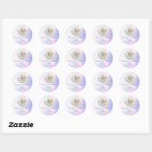 Sticker Rond Belle Perle 30e Anniversaire (Feuille)