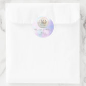 Sticker Rond Belle Perle 30e Anniversaire (Sac)