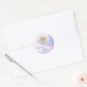 Sticker Rond Belle Perle 30e Anniversaire (Enveloppe)
