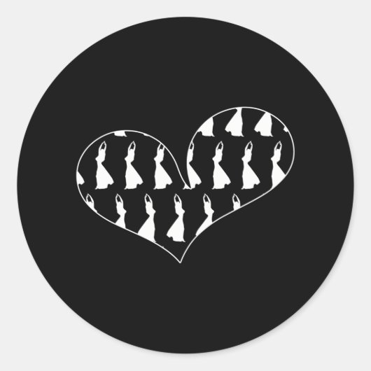 Sticker Rond Bellydance Belly Danser Belly Danseuse Bellydancer (Devant)