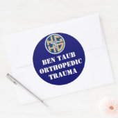Sticker Rond ben taub ortho (Enveloppe)